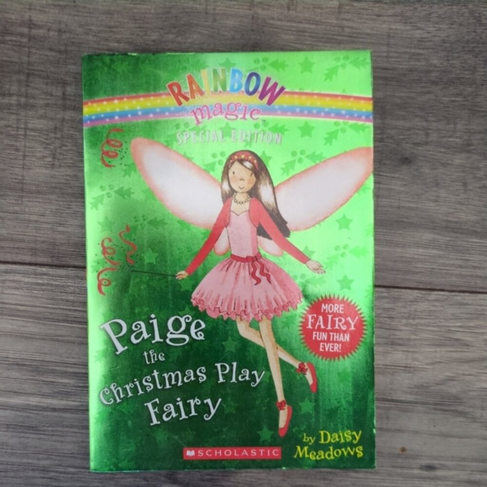 *4/$20* Rainbow Magic- Paige the Christmas Play Fairy Special Edition‎ Novel